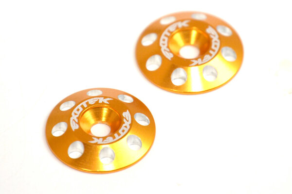 Exotek Racing Flite Wing Buttons V2, 6061 Gold