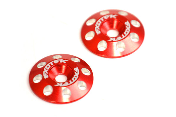Exotek Racing Flite Wing Buttons V2, 6061 Red