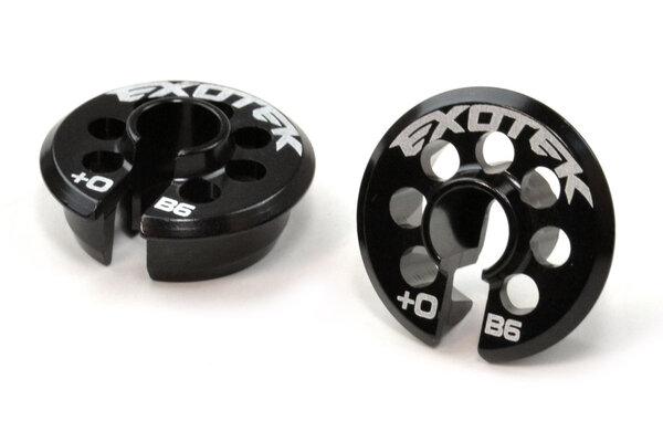 Exotek Racing B6 +0 Perch, Alloy 1 pair B6/B6D Black