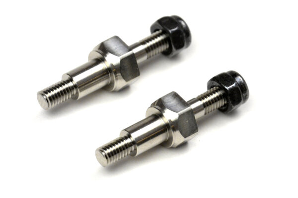 Exotek Racing B6 Front Titanium Quick Change Shock Posts, 1 pair