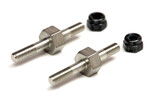 Exotek Racing RB6/RT6 Titanium Quick Change Shock Posts, Rear, 1 Pair