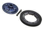 Exotek Racing EB410 Machined 81 Spur Gear & Mounting Plate