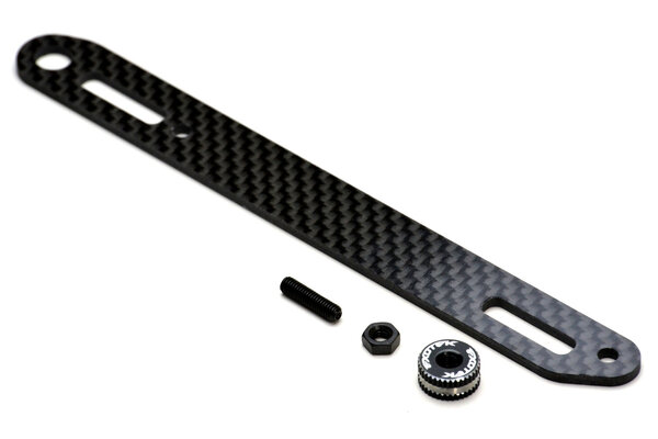 Exotek Racing XB4 CF Lip Strap, and Twist Nut Set