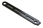 Exotek Racing EB410 Carbon Fiber Lipo Strap, 3mm Carbon