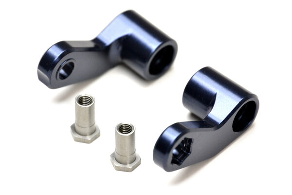 Exotek Racing EB410 Steering Cranks, 1 pair 7075 with Steel Posts