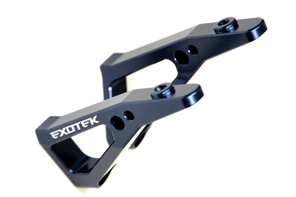 Exotek Racing 7075 Wing Mounts, +5mm, for EB410