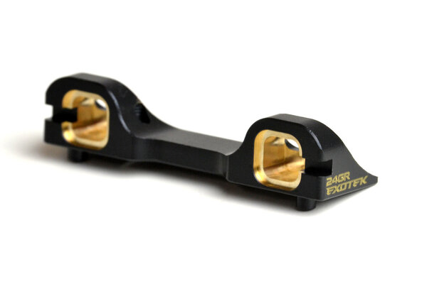 Exotek Racing B6.1 T6.1 SC6.1 C Block Brass Weight, Black 25gr