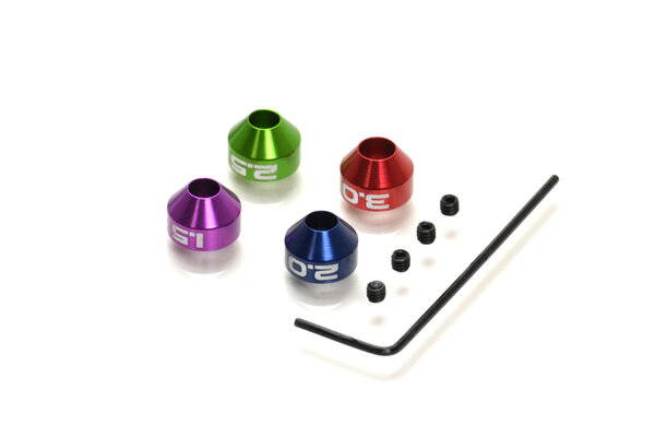 Exotek Racing EXO1860  Exotek Hudy / Protek Metrric Hex ID Collar Set
