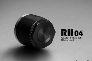 Gmade 1.9 RH04 Wheel Hubs (Black) (4)