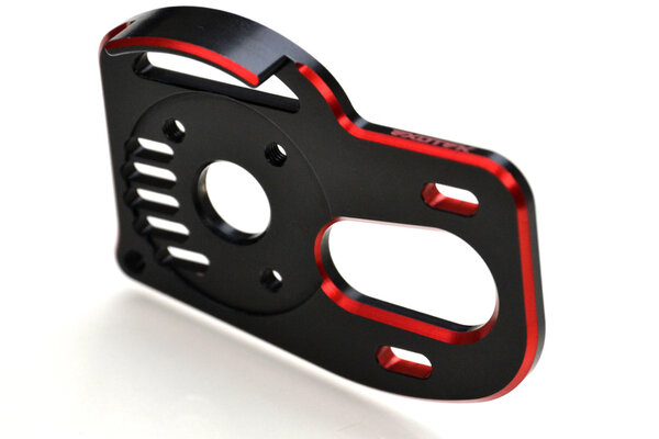 Exotek Racing RB7 HD Laydown Motor Plate w/ Gear Cover, 2 Color Anodizing