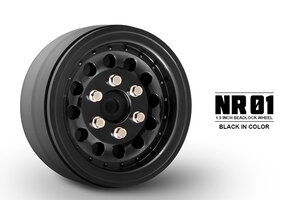 Gmade 1.9 NR01 Beadlock Wheels (Black) (2)