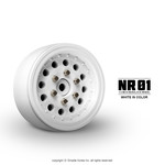 Gmade 1.9 NR01 Beadlock Wheels (White) (2)