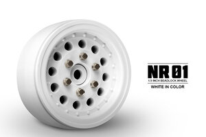 Gmade 1.9 NR01 Beadlock Wheels (White) (2)