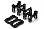 Exotek Racing HD Center Bulkhead Set, with Carbon Upper Plate, for