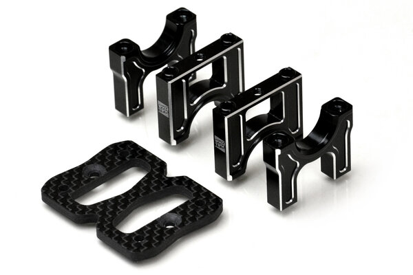 Exotek Racing HD Center Bulkhead Set, with Carbon Upper Plate, for