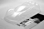 Exotek Racing P1-Z 1/10 USGT Race Body, Clear Lexan w/ Wing