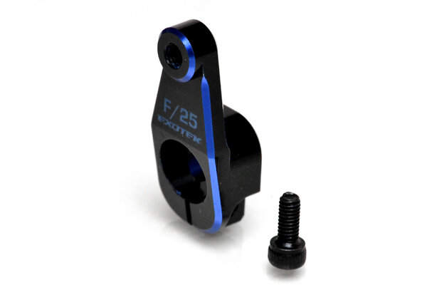 Exotek Racing AE Heavy Duty Servo Horn, 7075 F/25 2 Color Anodized