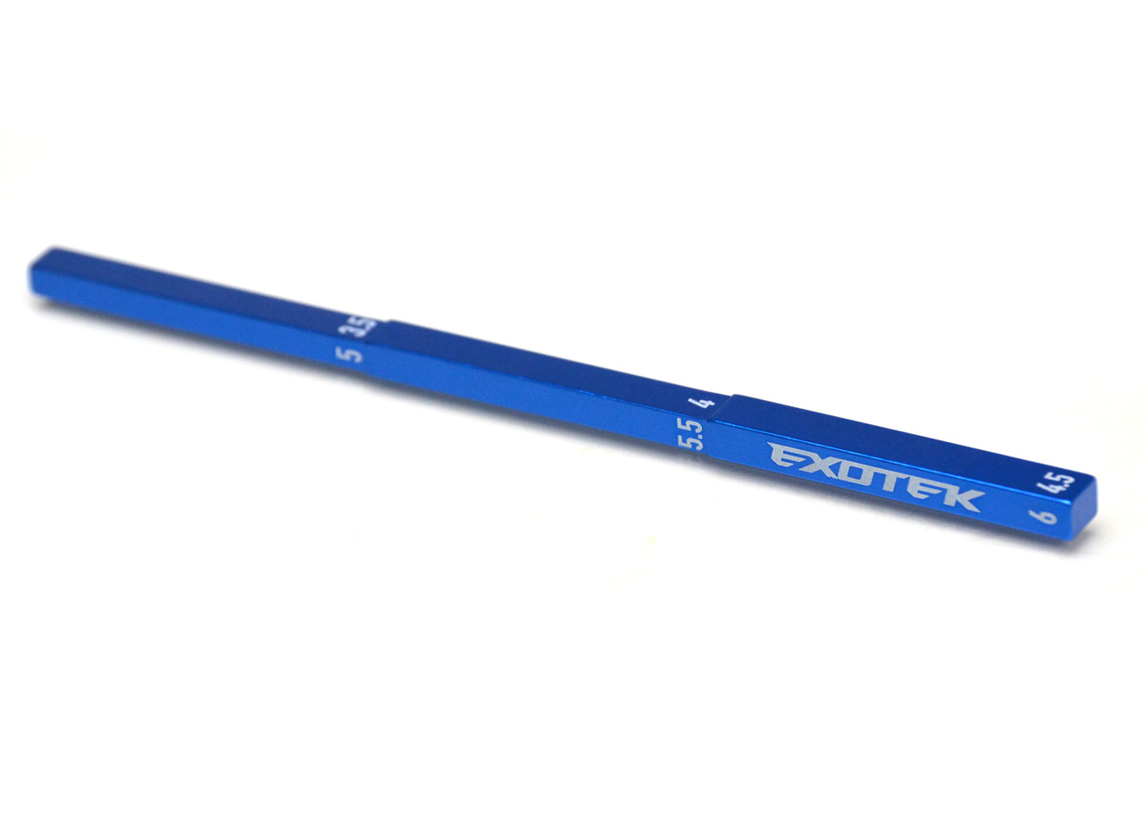 Exotek Racing Pan Car Ride Height Gauge, Long Reach Style for F1 and