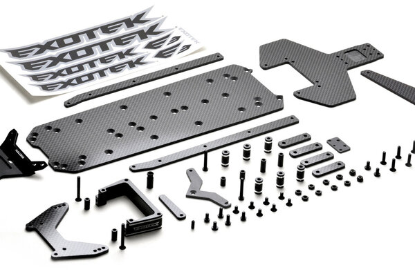 Exotek Racing 22 Drag, 'Vader' Chassis Conversion, for TLR22 3.0 and