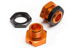 HPI Racing 5mm Hex Wheel Adapters Trophy Buggy (Orange/Black)
