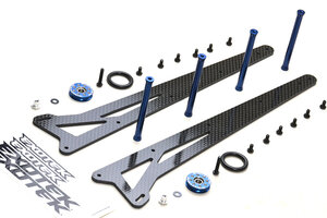 Exotek Racing Slash Wheelie Ladder Bar Set, 2 Wheels, CF Adjustable,