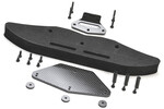 Exotek Racing DR10 Drag Front Bumper Set, Alloy, CF, and Foam