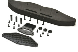 Exotek Racing 22 DRAG FRONT BUMPER SET, Alloy, CF, and Foam