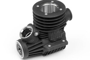 HPI Racing Crankcase (Black/F4.6 V2)