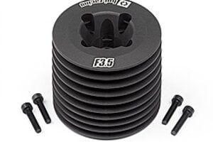 HPI Racing Aluminum Heatsink Head (Black/F3.5 V2)