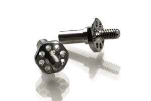 Exotek Racing 22 Drag Front Wide Axles, Titanium