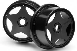 HPI Racing Super Star Whel Black (120X60mm/2pcs) - Baja 5B