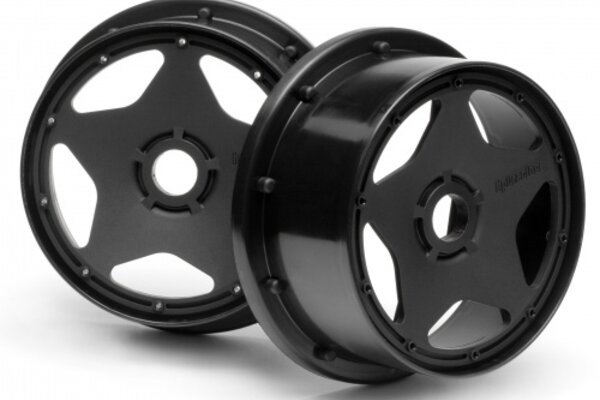 HPI Racing Super Star Whel Black (120X60mm/2pcs) - Baja 5B