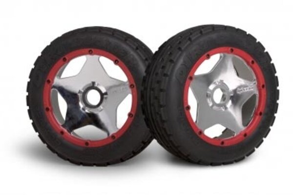 HPI Racing Super Star Whel Shiny Chrome (120X60mm/2pcs) - Baja 5B