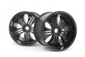 HPI Racing Trempr Wheel Black (115X70mm 7in/2pcs) - Savage X