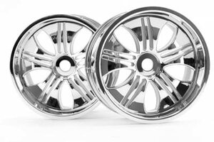 HPI Racing Tremor Wheel Chrome (115X70mm 7in/2pcs) - Savage X