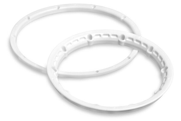 HPI Racing Heavy Duty Wheel Bead Lock Rings (White/For 2 Wheels) -