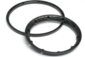 HPI Racing Heavy Duty Wheel Bead Lock Rings (Black/For 2 Wheels) -