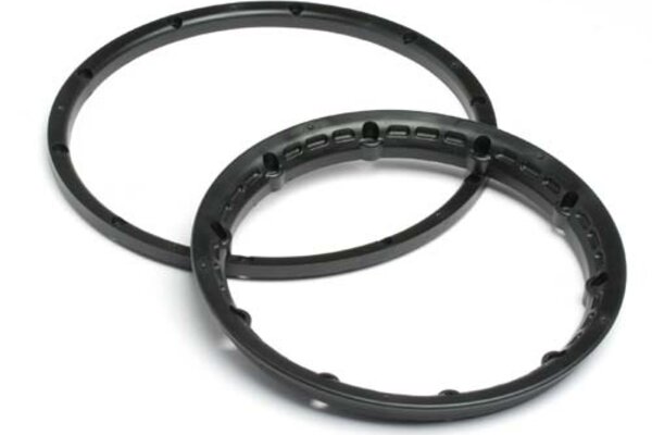 HPI Racing Heavy Duty Wheel Bead Lock Rings (Black/For 2 Wheels) -