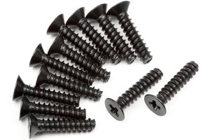 HPI Racing Tp. Flat Head Screw M2.6X12mm (12pcs)