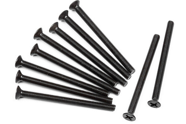 HPI Racing Flat Head Screw M3X40mm (10pcs)