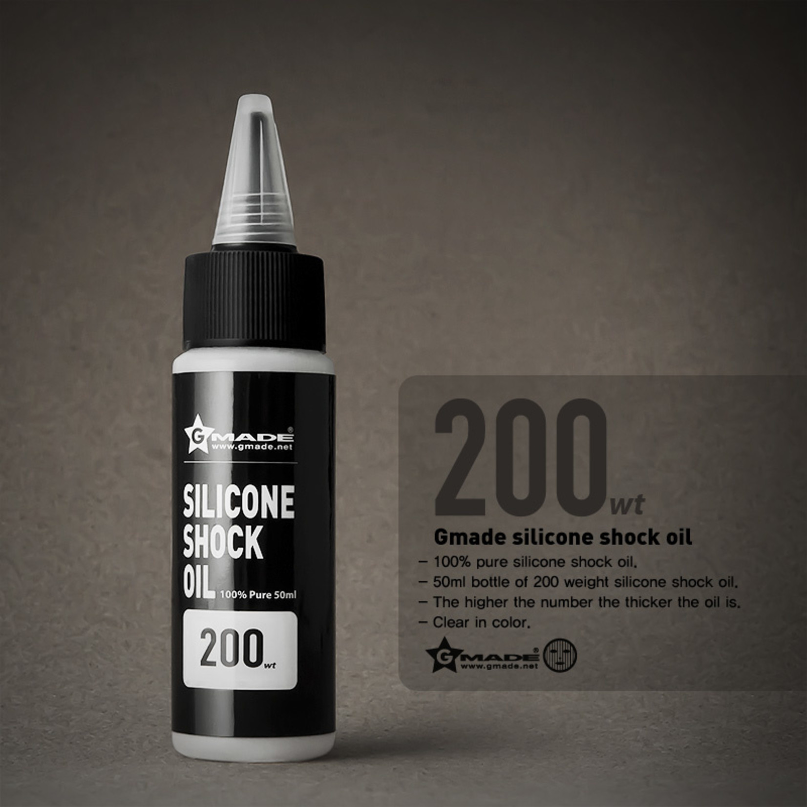 Gmade Silicone Shock Oil 200 Weight 50mL