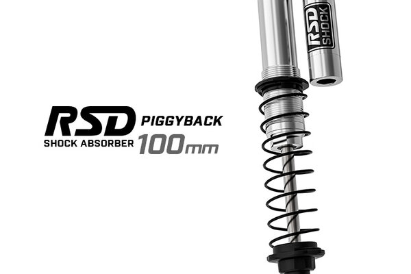 Gmade RSD Piggyback Shocks 100mm Length, (2)