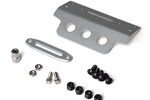 Gmade Aluminum Skid Plate, Silver, for 52412 GS01 Tube Bumper