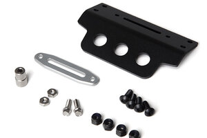 Gmade Aluminum Skid Plate, Black, for 52412 GS01 Tube Bumper