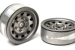 Gmade 1.9 SR04 Beadlock Wheels (Uncoated Silver) (2)