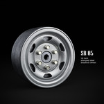 Gmade 1.9 SR05 Beadlock Wheels (Semigloss Silver) (2)