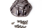 Gmade 3D Machined Differential Cover (Titanum Gray) for R1 Axle.