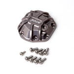 Gmade 3D Machined Differential Cover (Titanum Gray) for R1 Axle.
