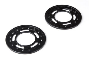 Gmade 1.9 Aluminum Ring Beadlock Ring ST (Black) (2): GOM