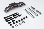 Gmade GS01 Front Axle Truss Upper Link Mount (Titanium Gray)